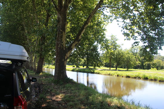 Endlich wieder Landschaft: die Dordogne.