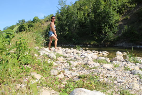 Spaziergang am Fluss