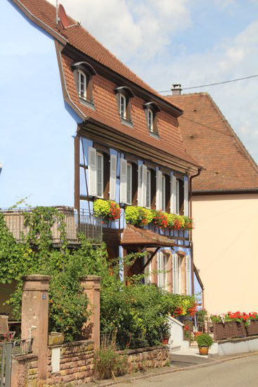 Eguisheim: Fachwerk und Blumen, wohin das Auge (bzw. die Kamera) blickt 