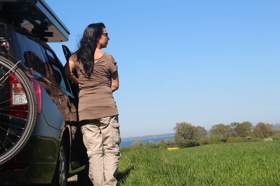 der erste Blick auf die Ostsee