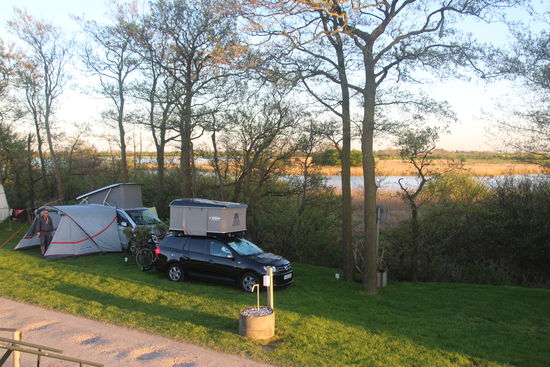 Am Stellplatz angekommen.