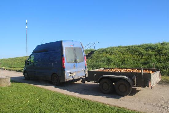 NEIN, kein Kartoffeltransport 