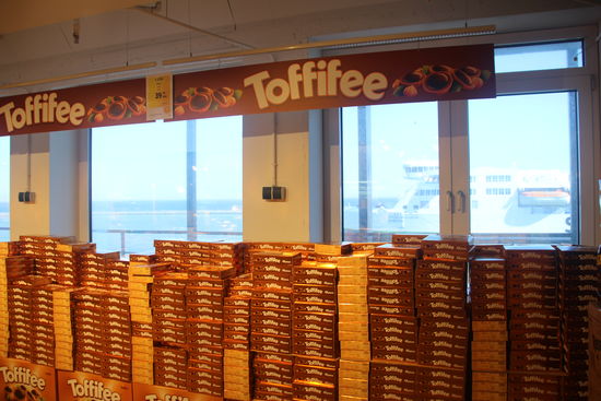 und im 4. OG Süßigkeiten in nicht gerade geringen Mengen.