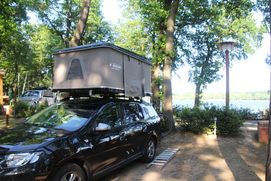 Zwischenübernachtung mit Blick auf den Templiner See - Potsdam