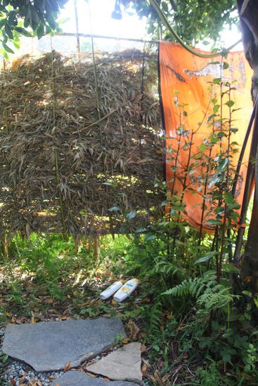 Die Dusche von innen