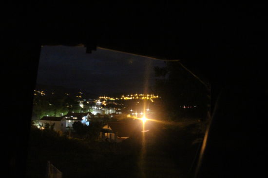 Und wieder mal ein schöner Blick aus meinem Schlafzimmerfenster - ich schlafe heute "offen"