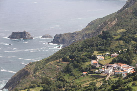 Blick auf San Andres de Teixido