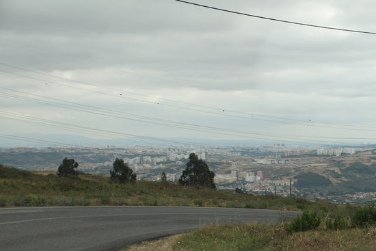 erster Blick auf Lissabon - die Ruhe vor dem Sturm :-/