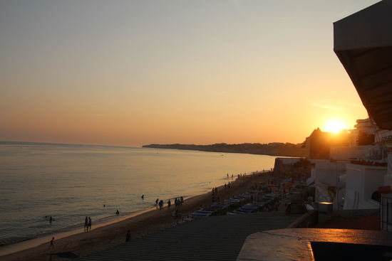 Der Ausblick beim Essen - sooo schön.