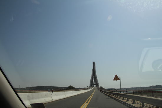 eine Brücke Nähe Grenze Portugal-Spanien