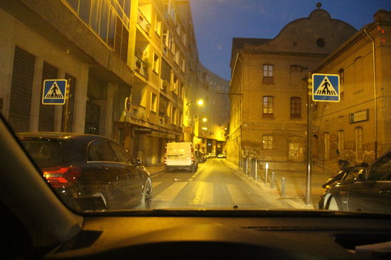 Granada um 7 h - da ist die verkehrstechnische Welt für mich noch "in Ordnung".