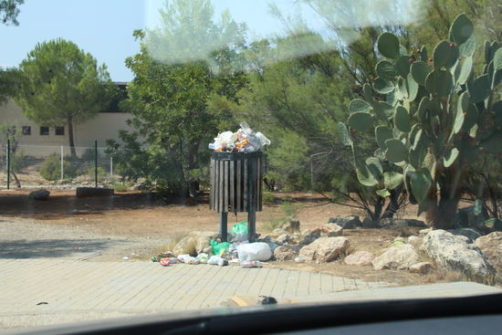 Die Autobahnrastplätze laden nicht wirklich zum Verweilen ein 