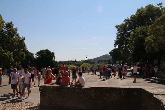 und dann nichts wie weg: die Touris werden immer mehr