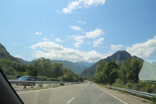 Und dann sehe ich sie: les Pyrénées - die Pyrenäen