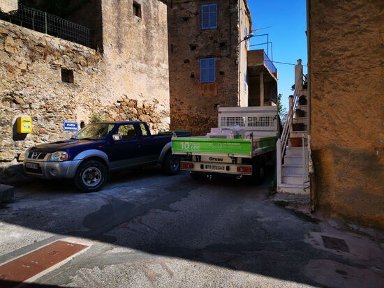 wie so oft mit engen Straßen...