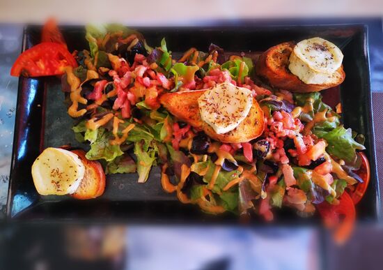 salade chèvre chaud