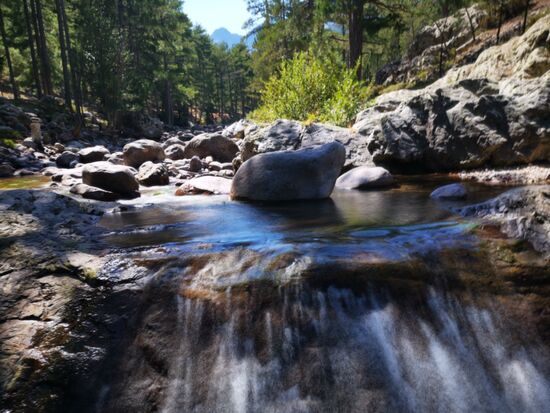 Ein kleiner Abstecher zum Asco-Fluss