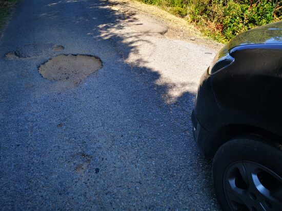 es empfiehlt sich, doch öfter mal einen Blick AUF die Straße zu werfen - nicht nur in die Umgebung 