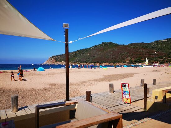 kurzer Halt am plage du lava