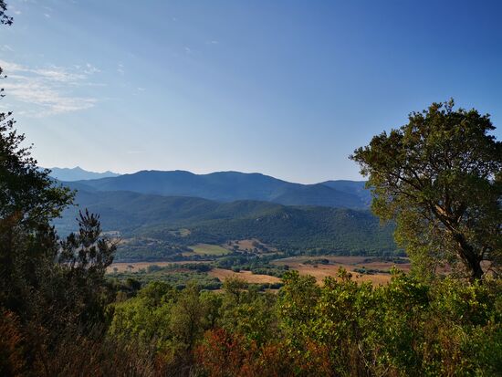 ganz da unten ist der Campingplatz - kein Wunder, dass mir so heiß ist 