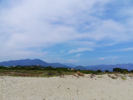 Blick auf das Hinterland
