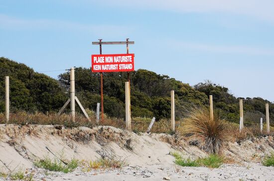 nach einigen Kilometern ist dann auch Schluss mit FKK