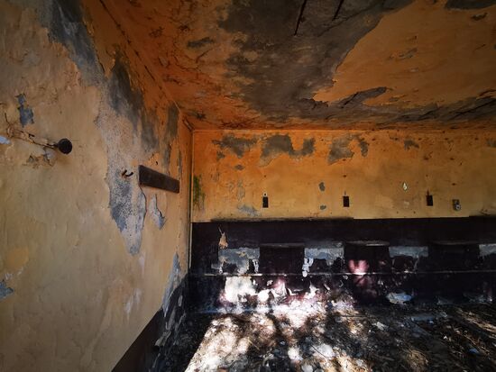 hier gab es mal Waschbecken