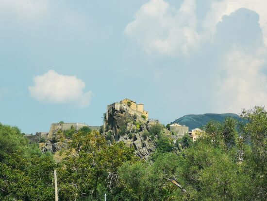 noch sieht Corte freundlich aus, aber die Wolken ...