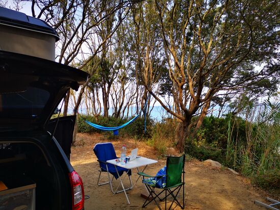 Projekt "freizügiger - und erlaubter - Stellplatz am Meer" für viel Geld umgesetzt.