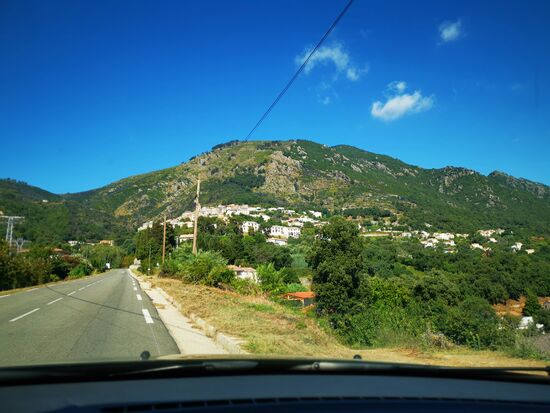 direkter Weg nach Bastia? Langweilig, nein, lieber nochmal durch das Landesinnere.