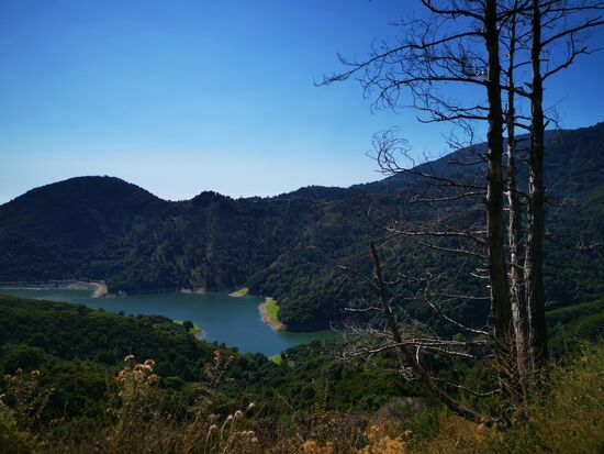 Stausee von Alesani, unterhalb von Chiatra