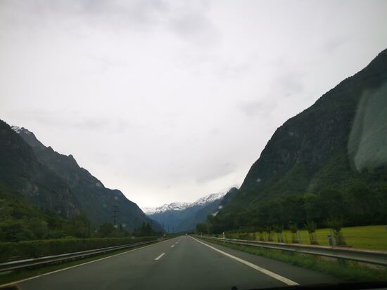 bäääh, Sommer vorbei, Schnee in den Bergen 