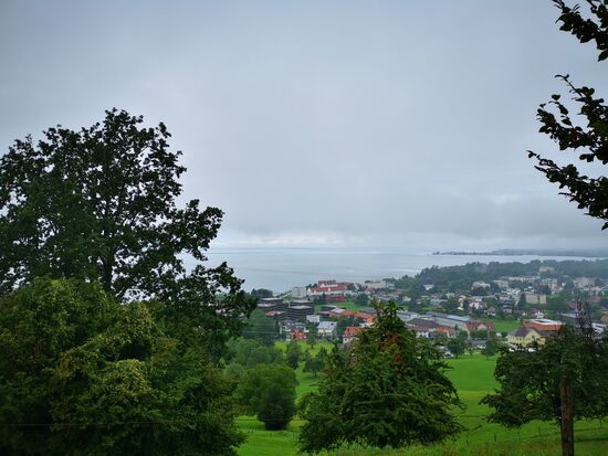 und dann endlich doch noch ein Blick auf den Bodensee