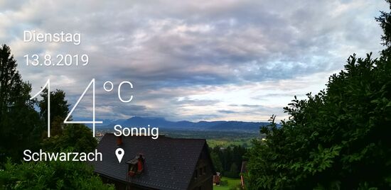 Abfahrt in Schwarzach