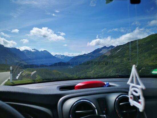 und dann bei Sonnenschein wieder runter