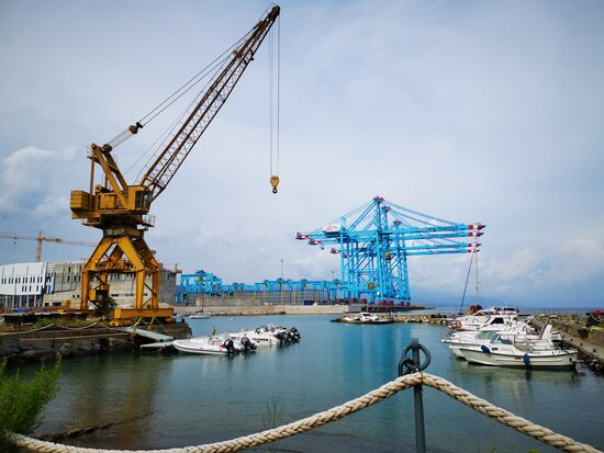 angekommen im Hafen von Savona