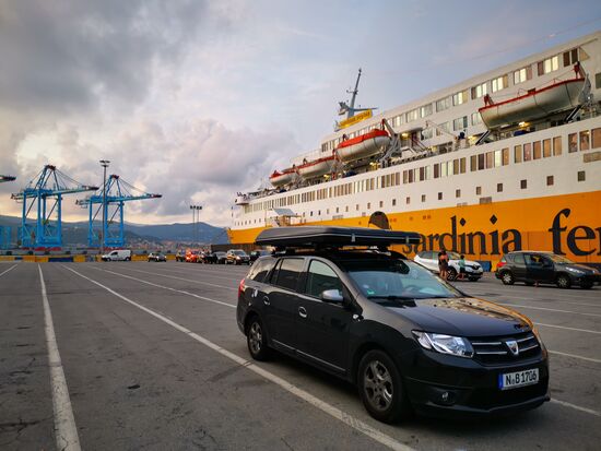 die Autos werden sortiert