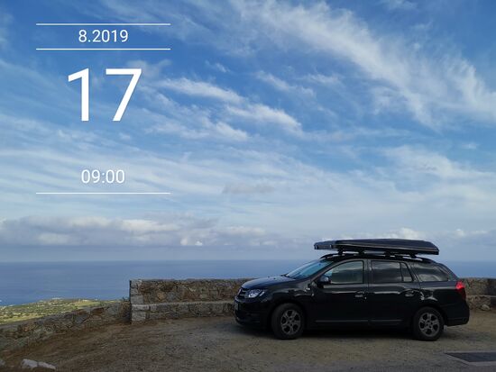 nun geht es weg von der Küste