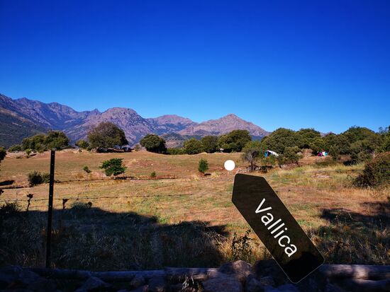 Über dem weißen Punkt ist mein Stellplatz