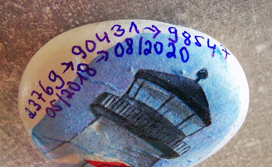 Der LEUCHTTURM stammt von Fehmarn aus dem Jahr 2018 / ich habe ihn in Kühndorf ausgewildert im August.