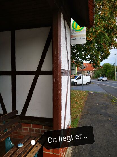 Bushaltestelle in Kühndorf