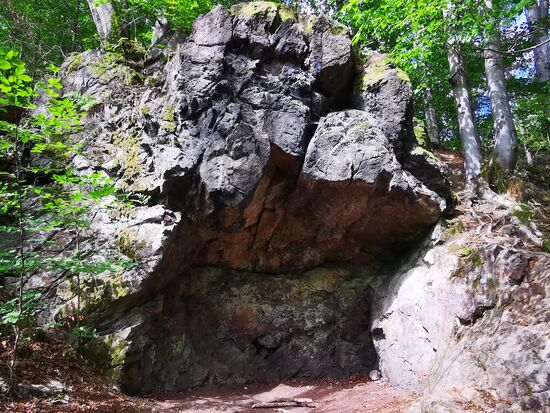 Köhlerhütte am Trusetaler Wasserfall