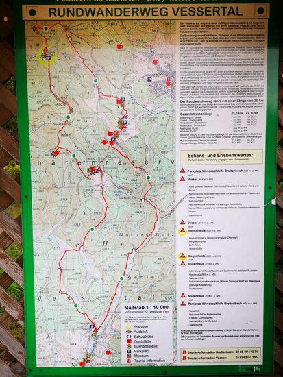 Wanderparkplatz Wegscheide, Höhe 825 m
