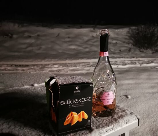 ich habe solange Glückskekse gegessen, bis ich den passenden Spruch gefunden hatte 