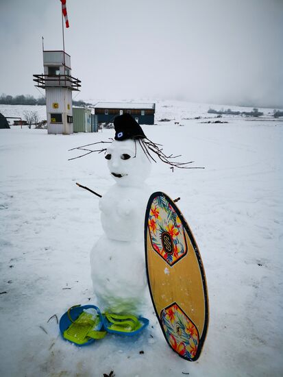 Die jungen Leute vom Flugplatz waren kreativ am Werk ...