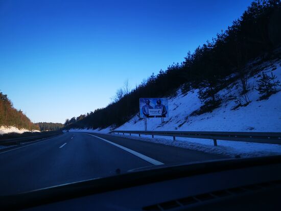 und ab Thüringen auch mit Schnee