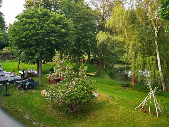herrliche Sitzgelegenheiten im Außenbereich