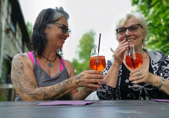 wir lassen es uns gut gehen - seit langem mal wieder ein Besuch in einem Restaurant