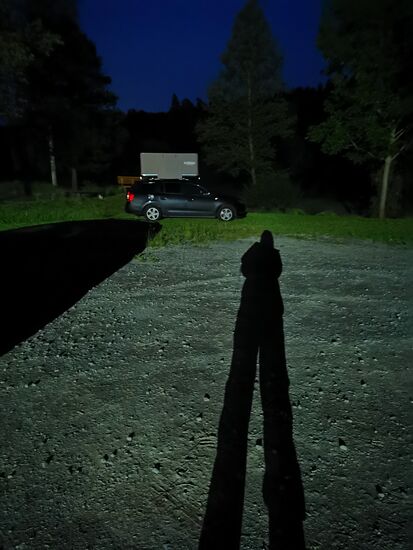 auf dem Weg zum "outdoor-Schlafzimmer" 