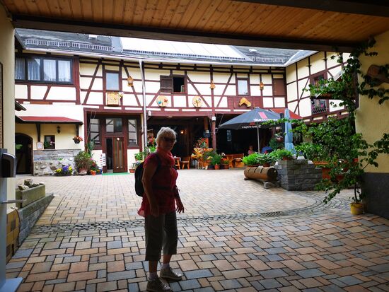 Endlich, Hofcafé Orlamünder erreicht!